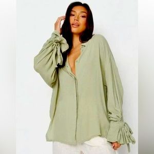 Oversized Long Sleeve Tops Size L/P